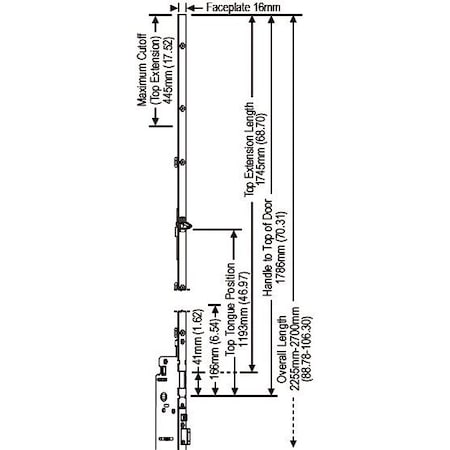 Strybuc Manual Top Tongue Ext 850-8778563